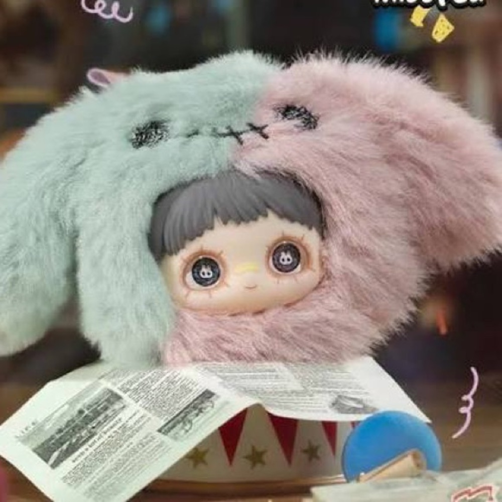 Maymei crazy circus plush pendant creepy spooky dark patchwork puppeteer